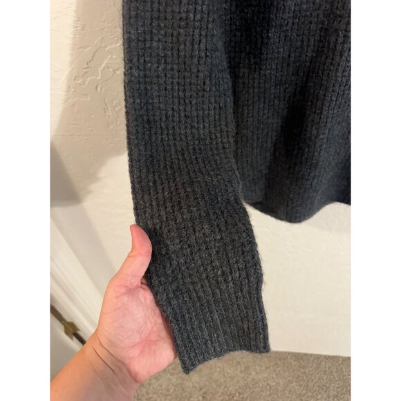 Kuhl Grey Sienna Long Sleeved Waffle Print Turtleneck Sweater - Picture 4 of 13